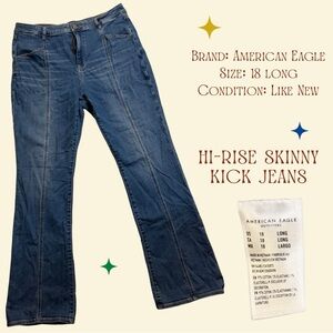 American Eagle Women's Hi-Rise Skinny Kick Jeans
